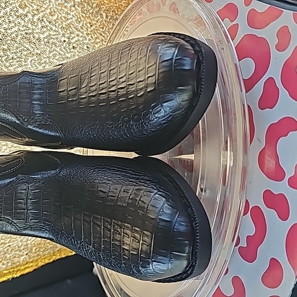 I New w/ o tags SmartFit black cowboy boots New wild western kicks boys sz 4 - Picture 5 of 9